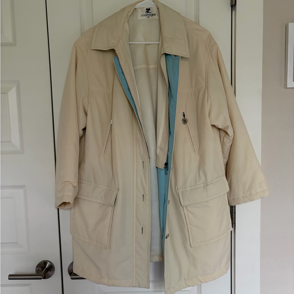 Courreges vintage cream jacket